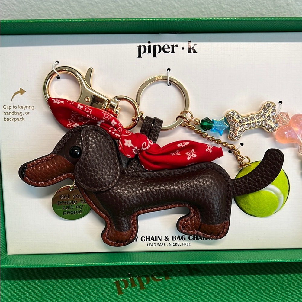 Piper K Dachshund Doggo Bag Charm 🎾🐾🦴 - Picture 5 of 9